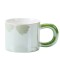 Cana ceramica Pufo Glossy pentru ceai, cafea, 250 ml, verde
