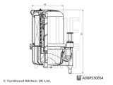 BLUE PRINT ADBP230054 filtru combustibil
