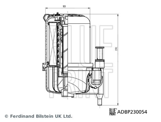 BLUE PRINT ADBP230054 filtru combustibil