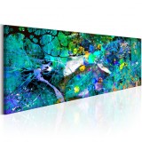 Cumpara ieftin Tablou - Sapphire Jungle 150x50 cm