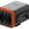 Conector mamă 8 pini IP68