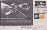 FILATELIE TEMATICA - PLIC USA TEMATICA COSMOS SPATIU SATELITI, Stampilat
