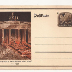 H1 Germania -Carte Postala Al 3 lea Reich. Necirculata 1933
