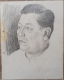Portret de barbat// creion, Peisaje, Acuarela, Altul