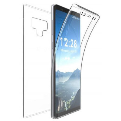 Husa pentru Samsung Galaxy Note 9, GloMax TPU 360, Transparent foto