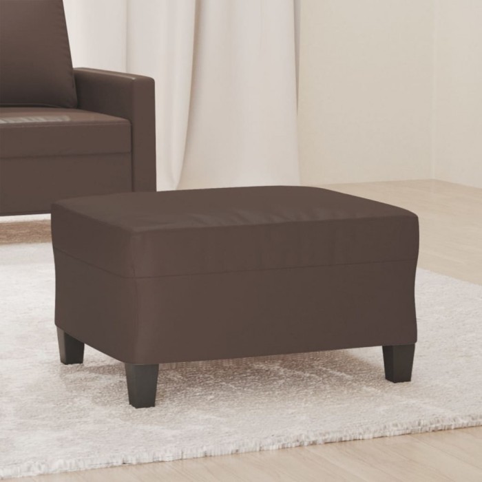 vidaXL Taburet, maro, 70x55x41 cm, piele ecologică 349357