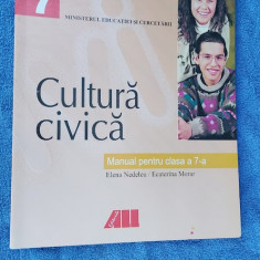 CULTURA CIVICA CLASA A VII A ELENA NEDELCU ECATERINA MORAR EDITURA ALL