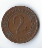 Moneda 2 reichspfennig 1924 E - Germania
