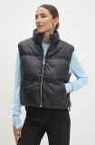 Answear Lab vesta femei, culoarea negru, de iarna