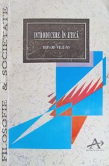 INTRODUCERE IN ETICA. MORALITATEA-BERNARD WILLIAMS-243495 foto