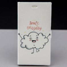 Husa FlipCover Stand Magnet Design Smile Everyday Allview C6 Duo foto