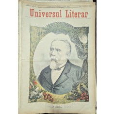 Revista Universul Literar nr.18/1897 pe coperta Ioan Ghica
