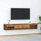 Gossi dulapuri tv 2 buc lemn vechi 80x31x25,5 cm lemn prelucrat