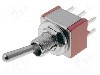 Intrerupator basculant, 3 pozitii, mod comutare ON-OFF-(ON), DP3T, IC SWITCHES - foto