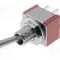 Intrerupator basculant, 3 pozitii, mod comutare ON-OFF-(ON), DP3T, IC SWITCHES -