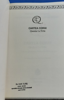 CARTEA CORAI foto