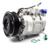 Compresor aer conditionat Audi A4 (B5), 08.1997-08.2001, motorizare 2.4 V6/2.8 V6, benzina, rola curea 120 mm, 6 caneluri, de tip Denso: 7SBU16C