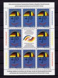 Cumpara ieftin ✅RO 2012 ,LP 1955 ,&quot;20 ani - tratatul cu R.F. Germania &quot;, serie minicoala de 8 marci + vinieta ,MNH, Religie, Nestampilat