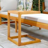 Gossi masuta in forma c, 42x40x50 cm, lemn masiv de acacia