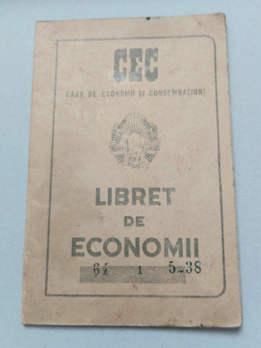 CEC Libret de Economii anul 1953