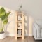 vidaXL Bibliotecă/Separator cameră, 41x35x125 cm, lemn masiv pin 813864