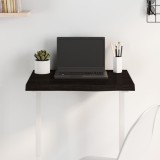 vidaXL Blat de masă gri 60x40x(2-4) cm, lemn masiv stejar tratat