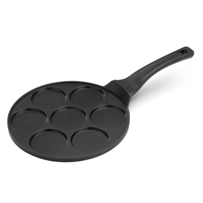 Tigaie pentru clatite Navaris cu 7 sectiuni, 27 cm, 940g, non-stick, aluminiu, 53077.02 foto