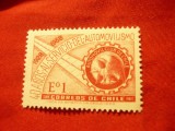 Timbru Chile 1968 - Ziua Automobilistilor , 1 valoare