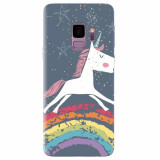 Husa silicon pentru Samsung S9, Unicorn Rainbow