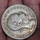 Ungaria 1 FORINT 1892 KB , argint