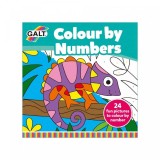 Carticica coloram pe numere PlayLearn Toys, Galt