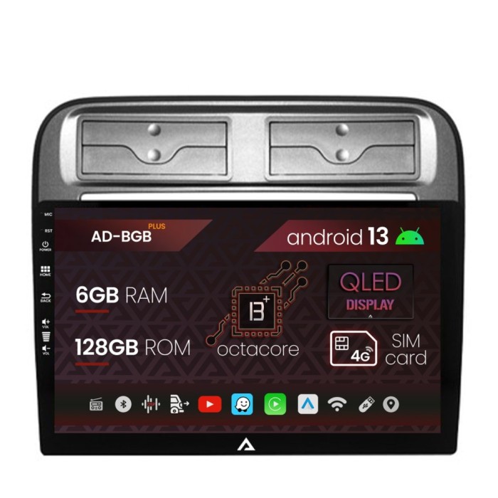 Navigatie Fiat Punto Linea (2007-2014), Android 13, B-Octacore 6GB RAM + 128GB ROM, 9 Inch - AD-BGB9006+AD-BGRKIT157