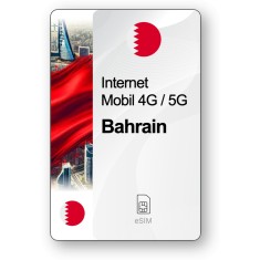 eSIM Internet Bahrain, valabil 7 zile, trafic 1 GB, Standard