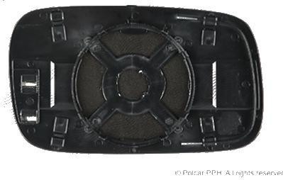 Geam oglinda Seat Inca (6K9), 11.1995-12.2003, Vw Caddy 2 (9U/9Kv), 11.1995-01.2004, Vw Passat, Sedan+Combi (B3 / B4), 03.1988-10.1996, Stanga, Crom, foto