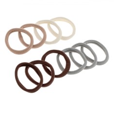 Set Elastice de Păr, Femei, 10 Bucăți, Multicolor, Frotte