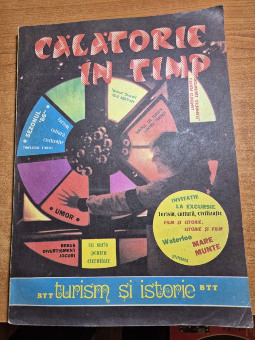 almanah BTT - turism si istorie - mai 1986 - steaua bucuresti in finala cupei campionilor europeni