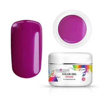 Inginails gel colorat UV/LED - Violet Smoke, 5g foto