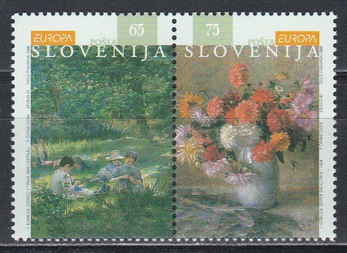 Slovenia 1996 - EUROPA - Picturi, Femei celebre, MNH