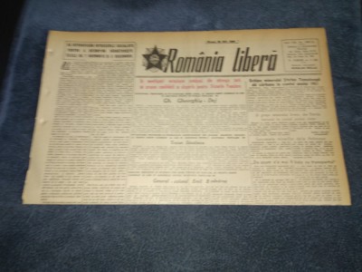 ZIARUL ROMANIA LIBERA 20 OCTOMBRIE 1950 PROCES SPIONI PAGINA 3 foto