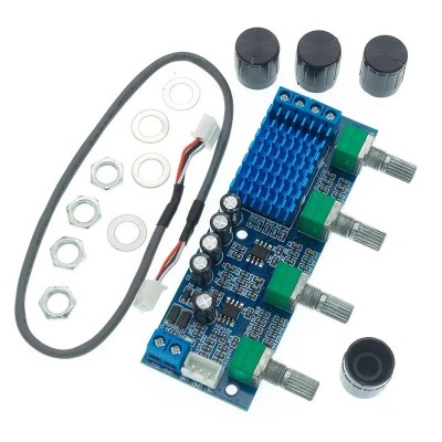 Amplificator stereo 2 x 80W cu TPA3116, XH-M577 input: 12-24V foto