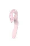 Vibrator Zini Roae SE Three-way Pleasure Roz, 19.5x3.5 cm