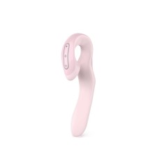 Vibrator Zini Roae SE Three-way Pleasure Roz, 19.5x3.5 cm