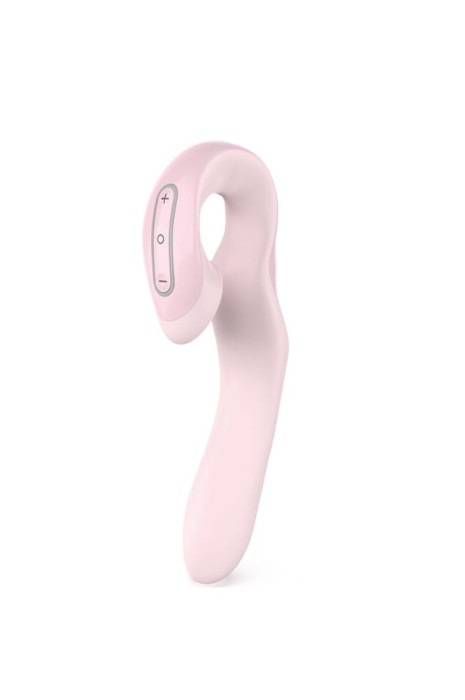 Vibrator Zini Roae SE Three-way Pleasure Roz, 19.5x3.5 cm