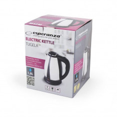 Fierbator electric 2200W, baza rotativa, 1.8 litri, LED, Esperanza Tugela foto