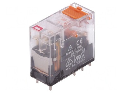 Releu Electromagnetic DPDT 230VAC 15A foto