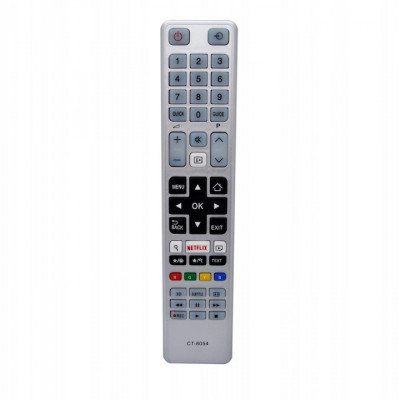 Telecomanda pentru Tv Smart TOSHIBA CT-90429/CT-8054, Gri foto