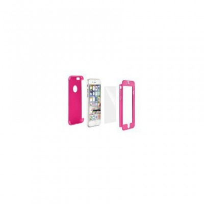 Husa Plastic 360 + Temp Glass Samsung A520 Galaxy A5 (2017) Roz foto