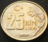 Cumpara ieftin Moneda 25 BIN LIRA - TURCIA, anul 1998 *cod 2358 A, Europa