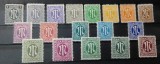 Germania &ndash; Zona Americană 1945&ndash;1946 &ndash; Serie &bdquo;AM POST&rdquo; &ndash; 17 timbre neștampilate-A40