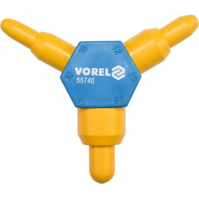 VOREL Calibrator pentru instalatii compatibil cu conducte cu diametrul 10x16/12x20/14x26mm foto